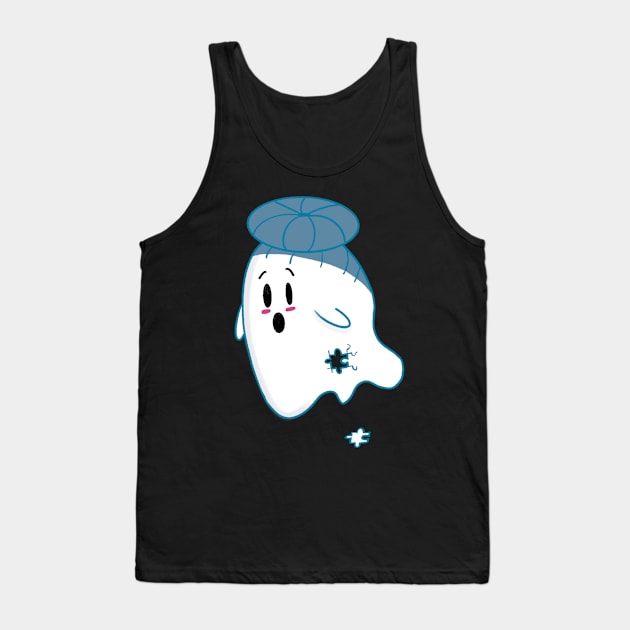 Little Ghost Scattered Tank Top by nathalieaynie